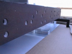 Lochfassade im Obergeschoss