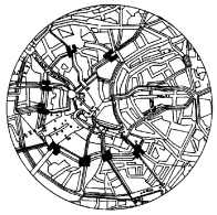 Urbanistisches Projekt f&uuml;r Moskau (El Lissitzky)